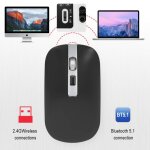 Souris d'ordinateur sans fil, 2. 4g, adaptateur usb, pour bureau et maison, périphérique ergonomique ... Souris d'ordinateur sans fil, 2. 4g, adaptateur usb, pour bureau et maison, périphérique ergonomique ...