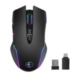 Souris sans fil 2. 4g 7 boutons ergonomique avec jitter fonction rgb lumineuse yonis Souris sans fil 2. 4g 7 boutons ergonomique avec jitter fonction rgb lumineuse yonis