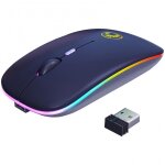 Souris sans fil 2. 4g, rechargeable, silencieuse, rtroclaire, accessoire d'ordinateur / pc