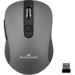 Souris sans fil 6 boutons gris m�tal - 2, 4 ghz - jusque 1600 dpi - compatible windows et mac