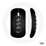 Souris sans fil audi logo cache moyeu fond noir Souris sans fil audi logo cache moyeu fond noir