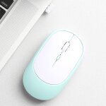 Souris sans fil bluetooth 2. 4ghz, rechargeable, silencieuse, usb, pour jeu, 1600dpi, pour pc, mac, tablette, ...