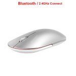 Souris sans fil avec connexion usb bluetooth de 1000dpi 2, 4 ghz, 2 modes, souris de jeu pour ordinateur ...