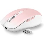 Souris sans fil design, double mode bluetooth et usb - a, rechargeable haute autonomie, silencieuse, ... Souris sans fil design, double mode bluetooth et usb - a, rechargeable haute autonomie, silencieuse, ...