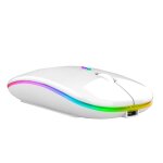 Souris sans fil ergonomique 2400dpi lumineuse compatible bluetooth et usb yonis Souris sans fil ergonomique 2400dpi lumineuse compatible bluetooth et usb yonis