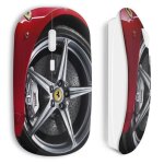 Souris sans fil ferrari roue jante rouge silver Souris sans fil ferrari roue jante rouge silver