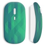 Souris sans fil green 3d design