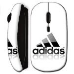 Souris sans fil logo adidas noire