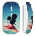 Souris sans fil mickey tapis volant
