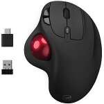 Souris sans fil - mobility lab - trackball - noir