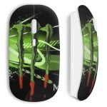 Souris sans fil monster energy green art blood
