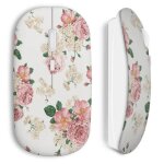 Souris sans fil rose vintage