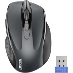 Souris sans fil silencieuse, souris sans fil silencieuse 2, 4 ghz avec rcepteur nano, suivi optique ...