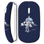 Souris sans fil star wars snowboard blanc