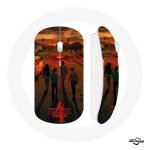 Souris sans fil stranger things saison 4 affiche art equipages de la nouvelle th�orie