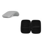 Souris tactile silencieuse sans fil bluetooth 4. 0, priphrique avec sac, souris de jeu pliable ultra ...