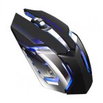 Souris usb sans fil silencieuse pour ordinateur de bureau et portable, accessoire informatique ergonomique ...