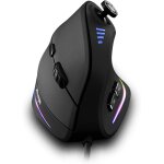 Souris verticale avec joystick, 10000dpi, 11 boutons programmables, rgb, conception ergonomique, optique ... Souris verticale avec joystick, 10000dpi, 11 boutons programmables, rgb, conception ergonomique, optique ...