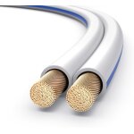 Sp001 - 020 cble d'enceinte 2x1, 5mm (99, 9% ofc en cuivre massif 0, 10 mm) cble haut - parleur hifi, ...