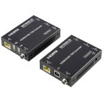 Speaka professional sp - 11562928 set extendeur hdmi pilotable sur ordinateur 4096 x 2160 pixels noir ...