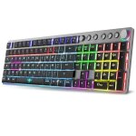 Spirit of gamer xpert k1500, clavier gamer mecanique sans fil & bluetooth, clavier gaming rgb en aluminum ...