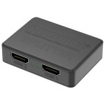 Splitter hdmi 1 entre 2 sorties 4k uhd 1080p 30hz 3d pour ordinateur console xbox ps4 ps5 lecteur dvd ...