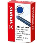 Stabilo cartouche d'encre remplissage recharge - lot de 6 - bleu patronen bleu