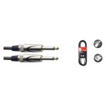 Stagg sgc3dl - c�ble instrument, jack / jack (m / m), 3 m s�rie s