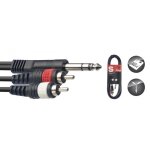 Stagg syc2 / ps2cm e - c�ble y, jack / rca (m / m), 2 m