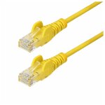 Startech. com 1. 5m yellow slim cat6 ethernet cable, snagless, 28awg, lszh - cordon de raccordement - ...