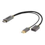 Startech. com adaptateur hdmi vers displayport - hdmi 2. 0 à dp 1. 2, hdr - câble adaptateur - hdmi, ... Startech. com adaptateur hdmi vers displayport - hdmi 2. 0 à dp 1. 2, hdr - câble adaptateur - hdmi, ...
