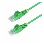 Startech. com 2. 5m green slim cat6 ethernet cable, snagless, 28awg, lszh - cordon de raccordement - ...