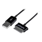 Startech. com 2m dock connector to usb cable for samsung galaxy tab - galaxy tablet cable - samsung tab ...