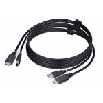 Startech. com 6ft (1. 8m) hdmi and usb 5gbps kvm cable - c�ble clavier / vid�o / souris (kvm) - hdmi, ...