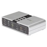 Startech. com adaptateur audio usb 7. 1 avec audio num�rique spdif - carte son externe - usb (f) vers ...