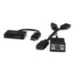 Startech. com adaptateur audio / vid�o de voyage - convertisseur 2 - en - 1 displayport vers hdmi ou ...