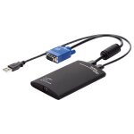 Startech. com adaptateur crash cart pour pc portable - console kvm vers usb 2. 0 - usb a (m) - ps / 2 ...