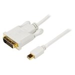Startech. com adaptateur mini displayport vers dvi - c�ble mini dp / dvi - d 1080p / 1920x1200 - blanc ...