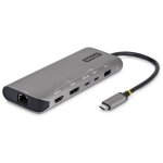Startech. com adaptateur multiport usb4, double sortie 4k sans pilote pour macos et windows, recharge ...