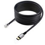 Startech. com adaptateur usb - c vers rj9 pour combin� t�l�phonique de bureau ou casque filaire / sans ...