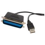 Startech. com c�ble adaptateur de 3m usb vers 1 port parall�le pour imprimante - m�le m�le - adaptateur ...