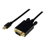 Startech. com c�ble adaptateur mini displayport vers vga de 4, 5 m - convertisseur actif dp vers hd15 ...
