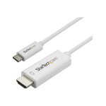 Startech. com cble adaptateur usb - c vers hdmi 4k 60 hz de 3 m - cble usb type - c vers hdmi en blanc ...