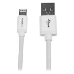 Startech c�ble apple� lightning vers usb pour iphone, ipod, ipad 2 m blanc - c�ble iphone 5 - chargeur ...