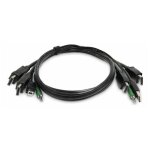 Startech. com - c�ble clavier / vid�o / souris (kvm) - conformit� taa - usb type a, prise audio de 3, ...