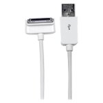 Startech. com c�ble connecteur apple dock 30 broches coud� vers le bas vers usb 2 m - cordon de charge ...