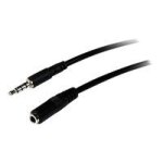 Startech. com cble d'extension de casque trrs 4 positions 3, 5 mm de 2 m - m / f - rallonge pour casque ...