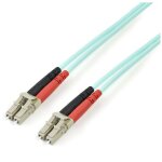 Startech. com c�ble fibre optique multimode de 5m lc / upc � lc / upc om3, fibre zipcord full duplex ...