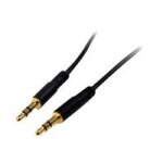 Startech. com c�ble jack audio de 3, 5 mm - cordon st�r�o auxiliaire mince de 3 m - m / m (mu10mms) - ...