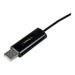 Startech. com cble km usb 2. 0 avec transfert de donnes - commutateur usb clavier souris pour pc et ...